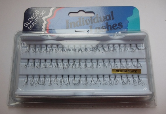 Umělé řasy trsové Globos černé long.