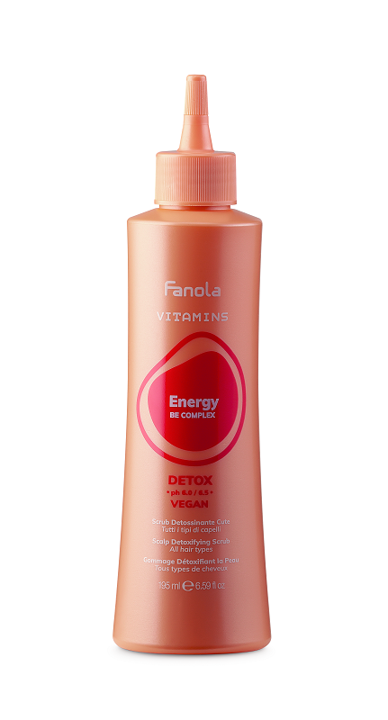 Fanola Vitamins Energizující detoxikační bahenní scrub gel 195 ml.