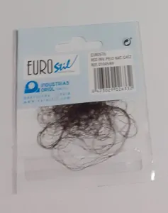 Síťka na vlasy Eurostil hnědá.