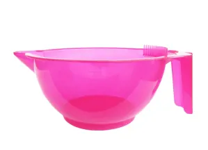 Miska na barvu červená se stíracím hřebínkem