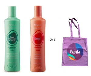 Fanola Vitamins Pure Balance a Energy šampon 350 ml - AKCE 2+1.