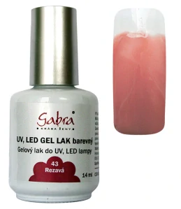 Gabra UV gel lak č.43 rezavá 14 ml