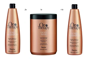 Fanola Oro Therapy šampon 1000 ml + Oro Therapy maska 1000 ml - AKCE 3+1.