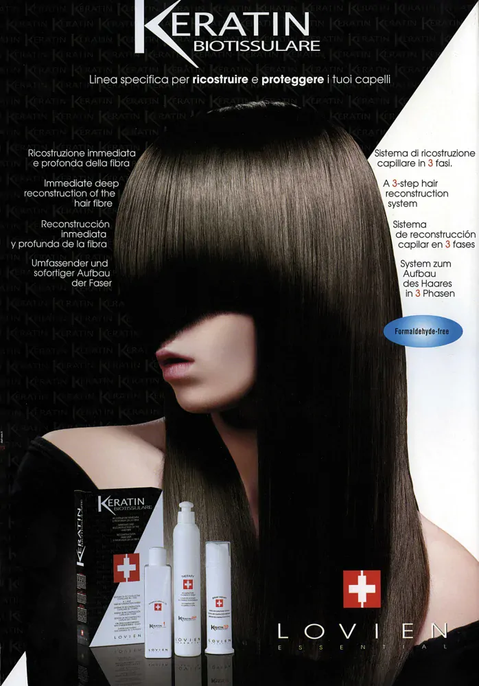 Lovien Keratin Biotissulare 200 ml+250 ml+100 ml .